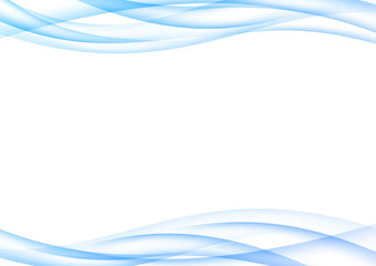 Modern blue energy lines abstract certificate
