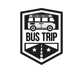 The bus trip logo