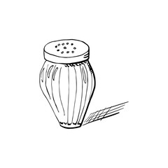 Sketch of salt shaker