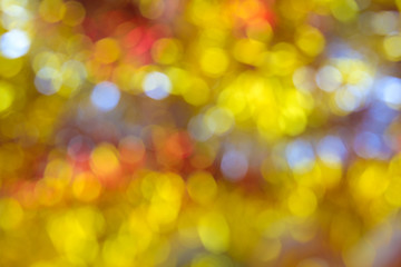 Blurry focus lighting color effects defocused background