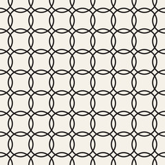 Vector Seamless Pattern. Abstract Geometric Background Design. Stylish Lattice Texture

