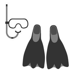 Fins and mask