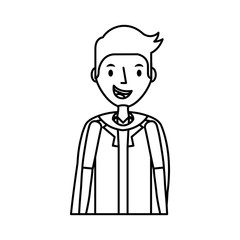 magician avatar character icon vector illustration design