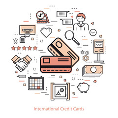 Red International Credit Cards