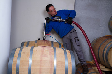 wine cellar for storing aged wine