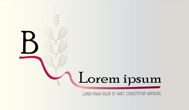 business card for bakery company