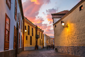 The Historical street in town of La Laguna, Tenerife © LindaPhotography