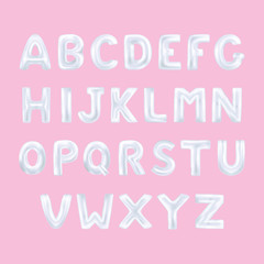 Balloons ABC alphabet