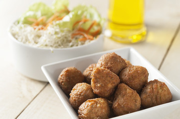 tofu and vegetable balls