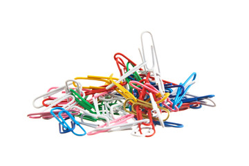 pile of paperclips