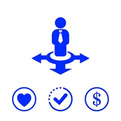 Business people team crowdy walk silhouette concept businesspeople group human resources over world map background vector icon