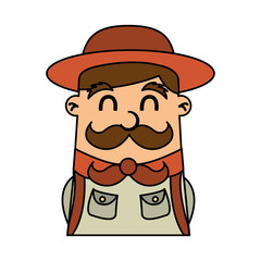 boy scout character icon vector illustration design