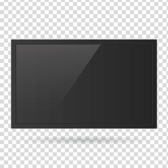TV, modern blank screen