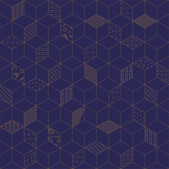 vector seamless Memphis