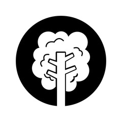 tree plant isolated icon vector illustration design
