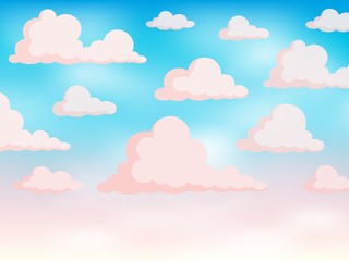 Pink sky theme background 2