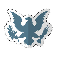 eagle bird isolated icon vector illustration design
