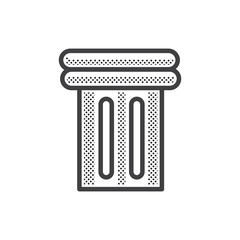  Ancient columns icon