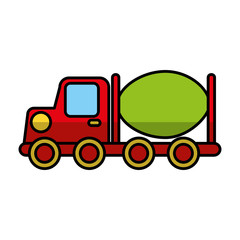 truck vehicle isolated icon vector illustration design