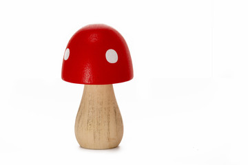 Wooden Mushroom Toy