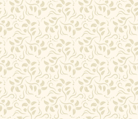 Seamless floral pattern. Modern stylish abstract texture.