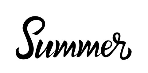 summer lettering