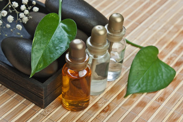 Obraz na płótnie Canvas set of perfume oils