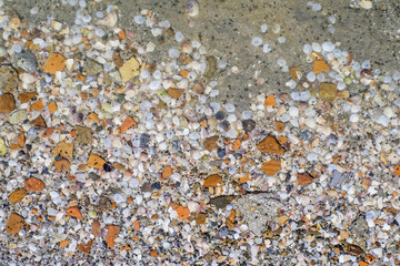 Pebble in water texture