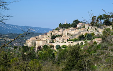 Obraz premium Bonnieux. Village en Provence. France. Luberon.