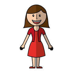 woman avatar character icon vector illustration design
