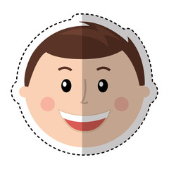 man avatar character icon vector illustration design
