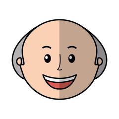 grandfather avatar character icon vector illustration design
