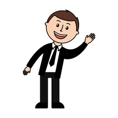 man avatar character icon vector illustration design