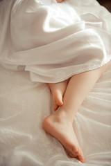 Toddler's feet. Baby's feet.