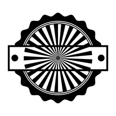 circle seal stamp frame vector illustration design