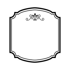 christmas traditional frame icon vector illustration design