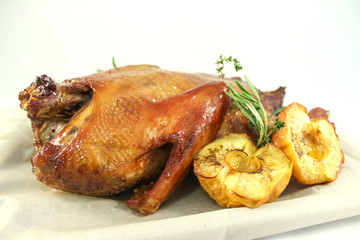 duck with apples