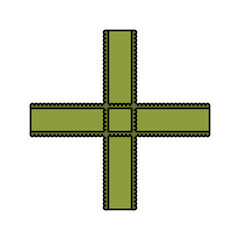 christmas traditional frame icon vector illustration design