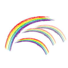 Rainbow on sky sign