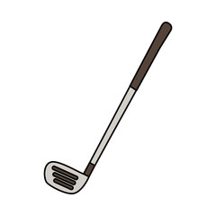 golf clubs equipment icon vector illustration design