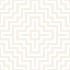 Maze Tangled Lines Contemporary Graphic. Abstract Geometric Background Design. Vector Seamless Pattern.