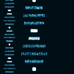 Fototapeta premium Futuristic abstract dna