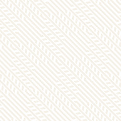 Vector Seamless Pattern. Repeating Lattice Abstract Background. Linear Grid From Striped Hexagonal Elements.