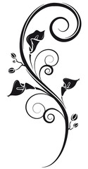 stationery Lily letterhead Wall tattoo © Mareen Vandelay