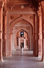 Fototapeta premium Jama Masjid Mosque in Fatehpur Sikri complex, Uttar Pradesh, India 