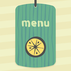 Vector outline lemon or orange slice fruit icon. Modern logo and pictogram.