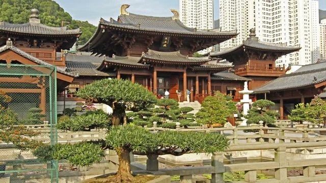 Chi lin Nunnery-Chi Lin Nunnery in Diamond Hill District of Hong Kong, The traditional architecture in the Tang Dynasty Style.