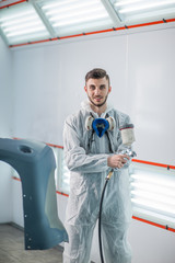 Repair and painting car car mechanic