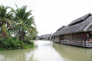 Obraz premium Floating Market In Thailand