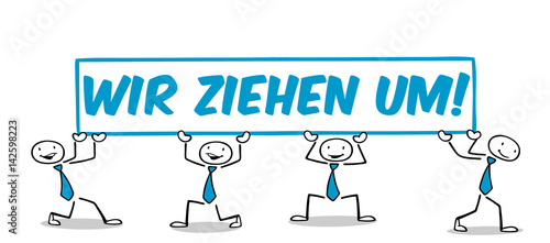 "Wir ziehen um!" Stockfotos und lizenzfreie Bilder auf